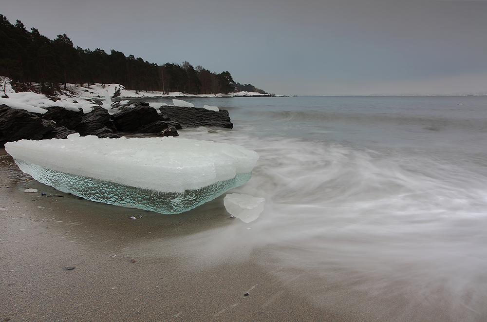 gestrandete eisscholle