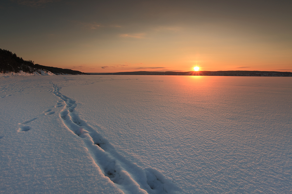 zugefrorener oslofjord
