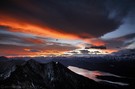 roter Wolkenstreifen