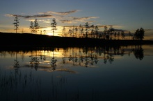 Abends am See