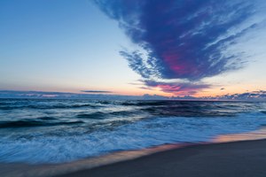 Blaue Stunde am Meer