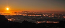 Sonnenuntergang auf 3.000 Metern Höhe