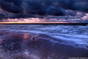 Abend an der Ostseeküste