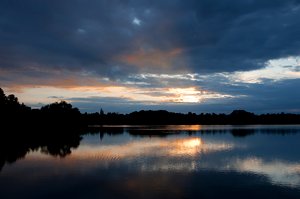 Abendstimmung am grossen Eutinersee Version 2