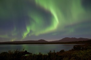 Island - erste Nordlichter der Saison