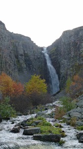 NJUPESKÄR Wasserfall