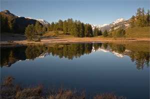 idyllischer bergsee...