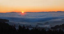 Sonnenaufgang am Hornberg