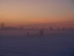 Familie im Schnee