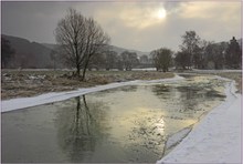 Wintermorgen an der Eder