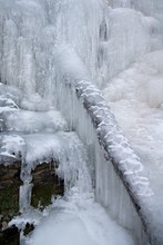 Eis am Klidinger Wasserfall
