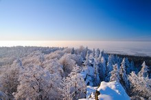 Blick vom Großen Waldstein (Fichtelgebirge)