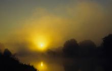 Sonnenaufgang an der Ruhr