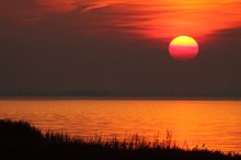 Vorfreude IV - Sonnenuntergang am Bodden