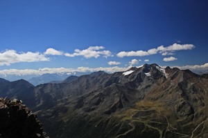 Bergpanorama Schnalstal