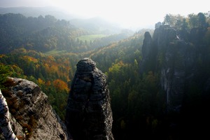 Sonnenaufgang in der Bastei