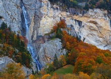 Herbst Wasserfall