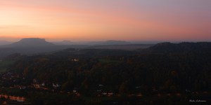 Sonnenaufgang in der Bastei......