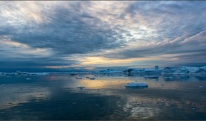 arktische weite nach mitternacht