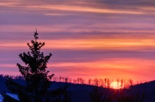 Sonnenuntergang auf der Velmerstot