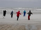 Fliegen am Strand