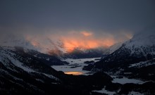 Abend im Engadin