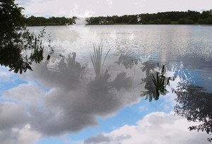 Töppersee Doppelbelichtung