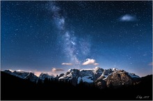 Nachts in den Dolomiten