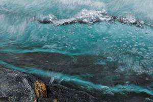 Blue Water und starker Fels ...