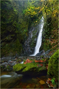 Herbstwasserfall