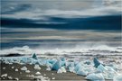 Sturm am Eisstrand