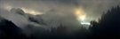 - Sonnenaufgang im Nebel -