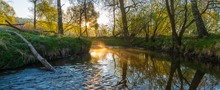 Frühlingsmorgen an der westlichen Günz