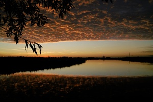 Sonnenuntergang in Nordholland