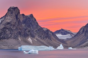 Sommernacht am Eismeer