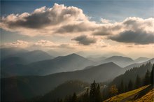 Herbstbeginn im Gebirge