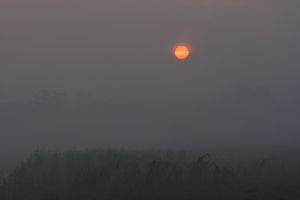 Sonnenaufgang oder die Waschküche....