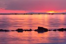 Sonnenaufgang über dem Wattenmeer