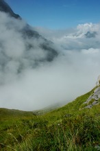 Blick über die Wolken