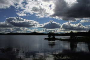 Ein See in Schweden