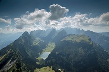 Alpstein in der Vogelperspektive