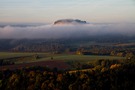 Lilienstein an einem Herbstmorgen