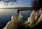 Kleine Eislandschaften an der Havel