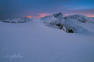 Abendstimmung als es noch richtige Winter gab