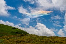 Der Wolkengeist fegt über den Kamm