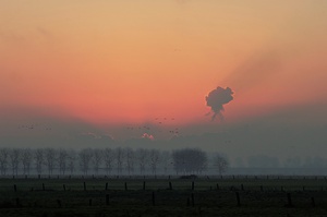 Bislicher Sonnenaufgang