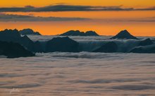 Abend über dem Karwendel