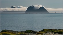 Letzte nicht mehr zugänliche Inseln der Lofoten im Atlantik