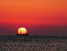 Sonnenaufgang am Mittelmeer