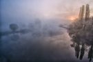 Die Ruhr im Nebel